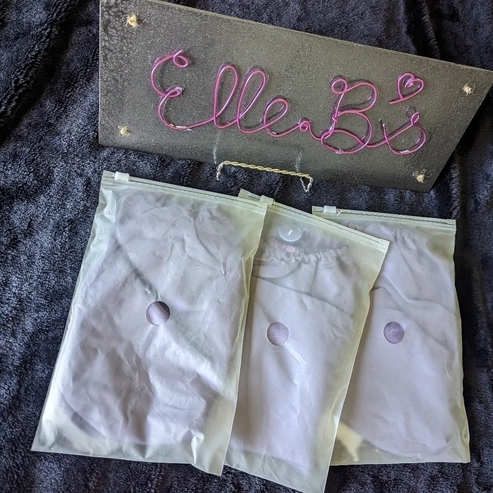 NWT 3 Pack Purple Hair Wrap